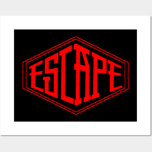 Escape logo style is good 1 Posters and Art